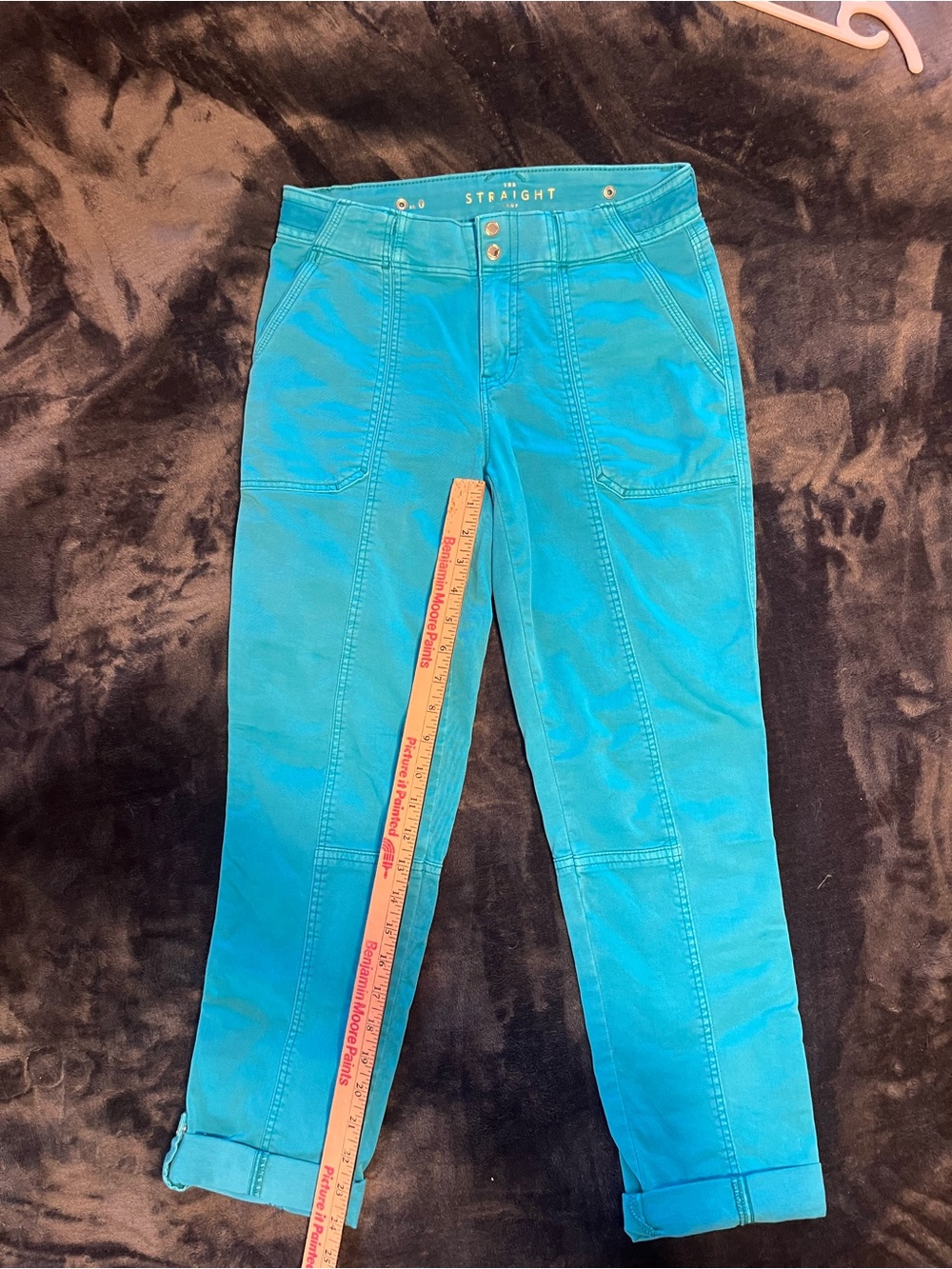 Cargo Pants | Straight Leg Teal | Women’s Jeans